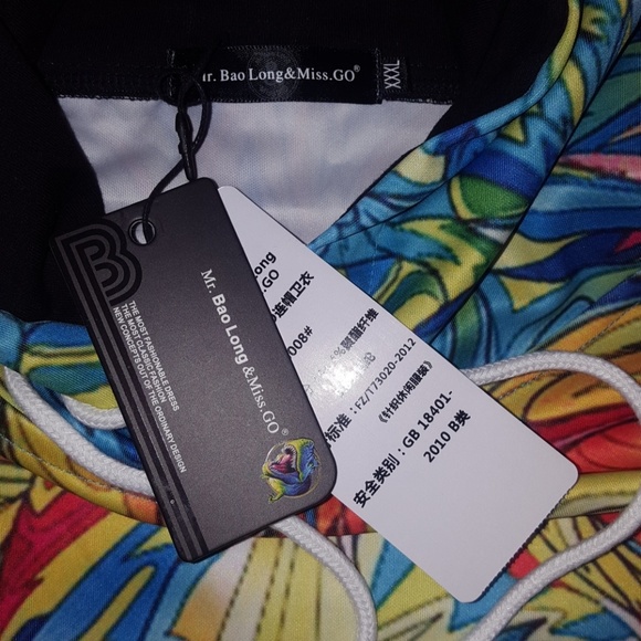 Abstact Lion hoodie - Picture 5 of 5